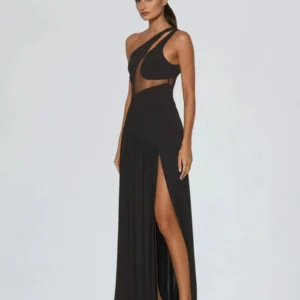 LateefahSleevelessSplitMaxiDress